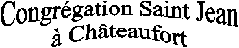 Congrégation Saint Jean  à Châteaufort
