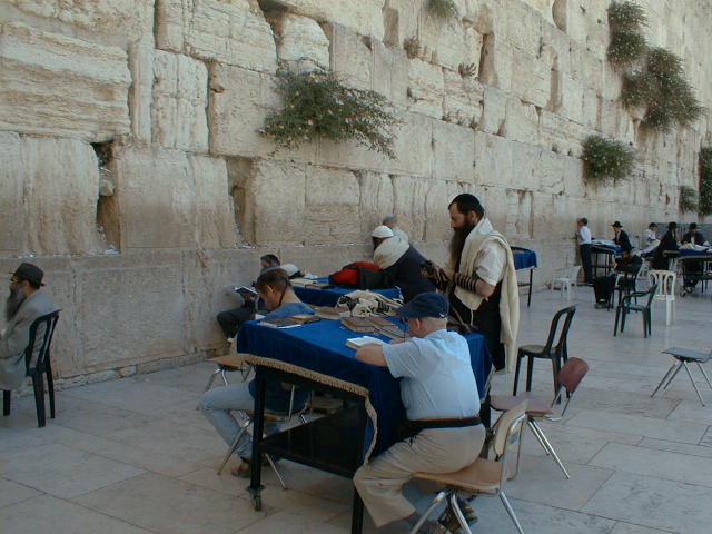 au mur des lamentations